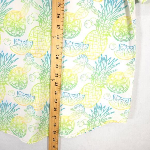 Truly Hard Seltzer Shirt Mens S Fruit Print Performance Button Up Short Sleeve - Picture 7 of 9